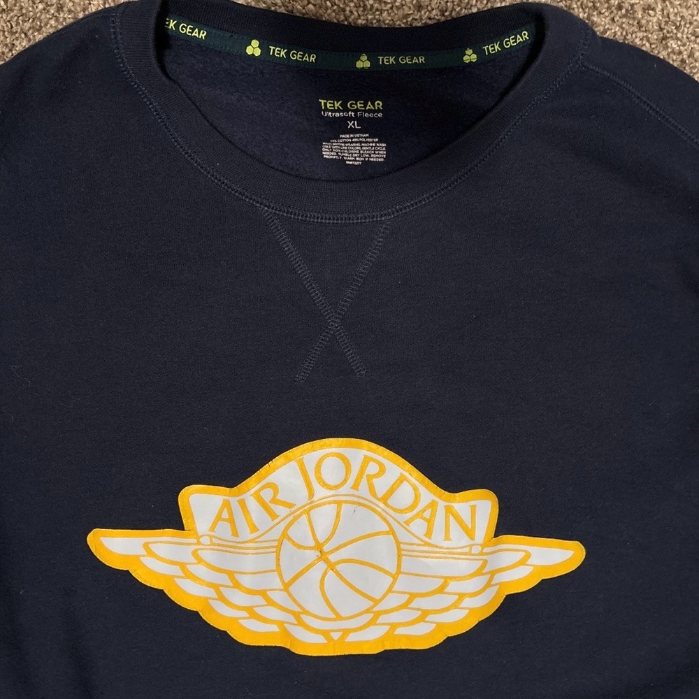 Air Jordan Navy Crewneck